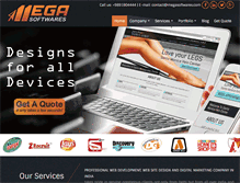 Tablet Screenshot of megasoftwares.com